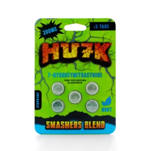 Hu7k Hulk 7-Hydroxy Smashers Blend Chewable Tablets Mint 40mg