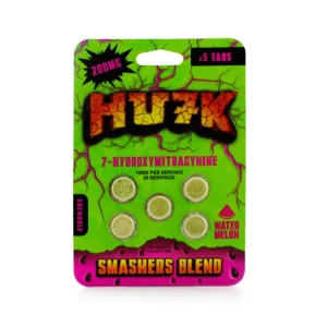 Hu7k Hulk 7-Hydroxy Smashers Blend Chewable Tablets Watermelon 40mg