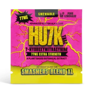 Hu7k Hulk 7-Hydroxy Smashers Blend XL Chewable Tablets Pink Lemonade 77mg