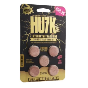 Hu7k Hulk 7-Hydroxy Smashers Blend XL Chewable Tablets Pink Burst 200mg