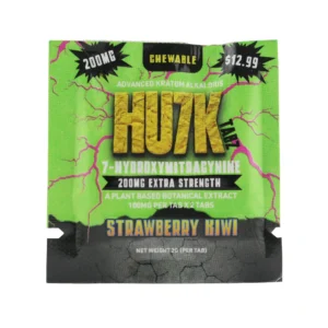 Hu7k Hulk 7-Hydroxy Smashers Blend XL Chewable Tablets Strawberry Kiwi 100mg