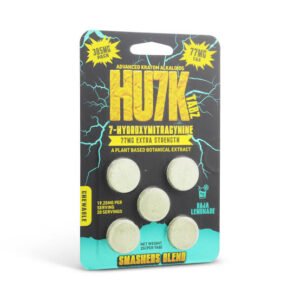 Hu7k Hulk 7-Hydroxy Smashers Blend XL Chewable Tablets Peaches And Cream 100mg